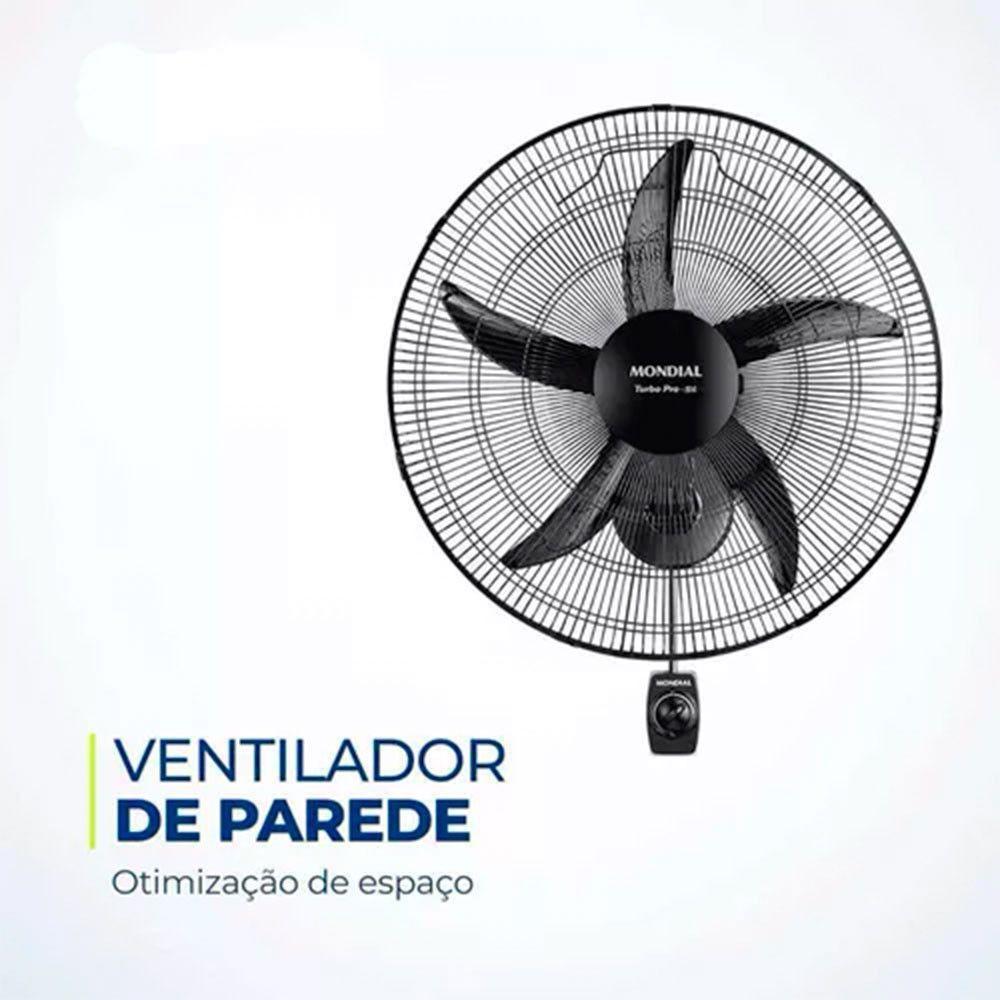 Ventilador De Parede Mondial 50cm Nvp-pro-50 220v Preto 220v - 2