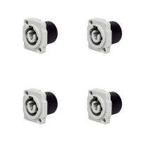 Kit Conectores De Ac-out De Painel Wc 1833 Out P Gy Pgy (4un) Wireconex Azul - Pç - 4 - 1