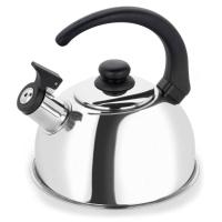 Chaleira Inox Com Apito 2 Litros Compativel Fogão De Indução - 1