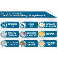 Colchão Casal Espuma D28 Pasquale Clean (138x188x14) - Paropas - 2