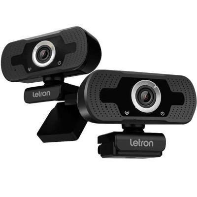 Webcam Usb Hd Cyber Base Giratoria 360 Com Microfone Preto L