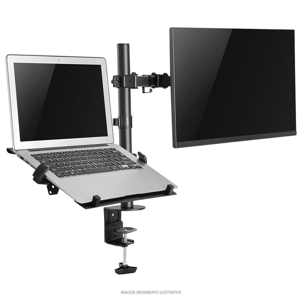Suporte Para Monitor E Notebook Com Articulação Dupla - 7