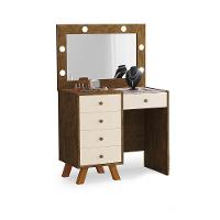 Penteadeira Nice Com Led Malbec Off White - 1