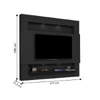 Painel Vicenza Até 75 Polegadas Suspenso Preto - 2