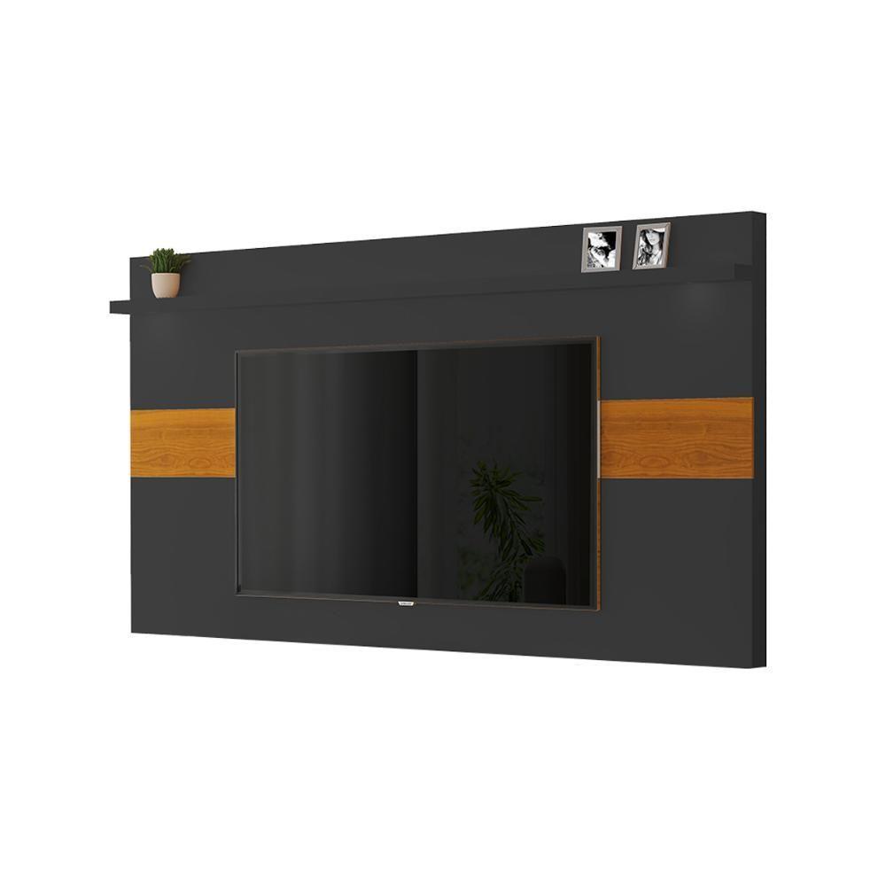 Painel 75 Polegadas Preto Freijó Derby Cleveland - 1