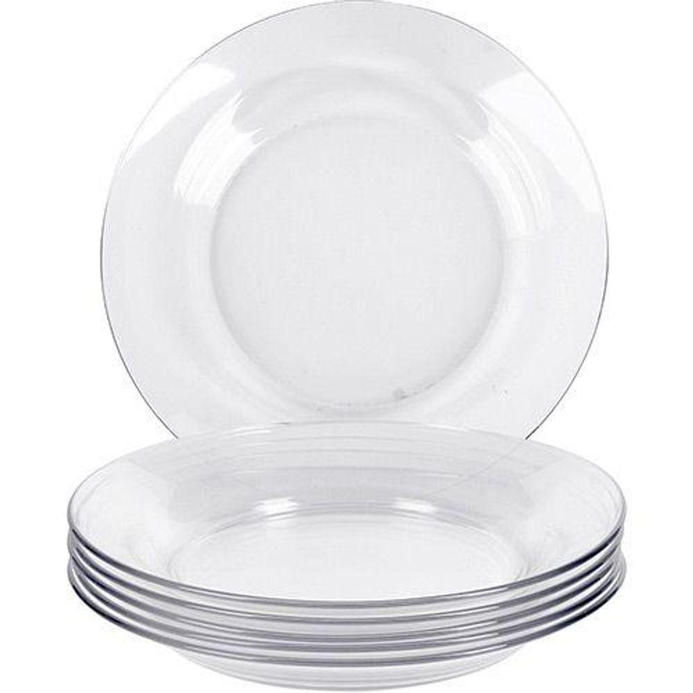 Jogo De Pratos Fundos Duralex 6 Peças - 1