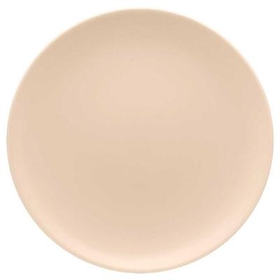 Jogo De Pratos Rasos Em Cerâmica Unni Com 6 Peças 26cm Oxford Merengue