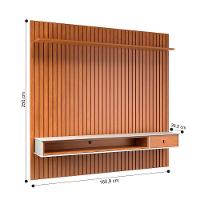 Home Ripado Para Tv 65 Polegadas Estoril Off White Nature