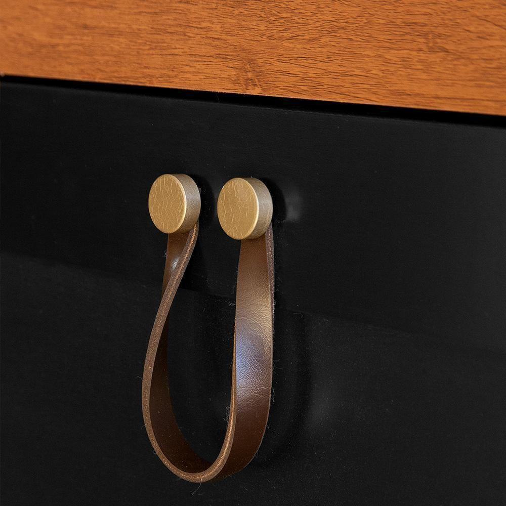 Estante Home Bolonha 75 Polegadas Freijó Preto - 4