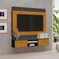 Estante Home Bolonha 75 Polegadas Freijó Preto - 3