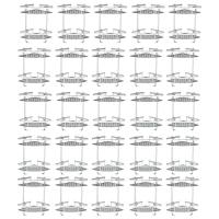 Suporte Porta Shampoo Sabonete Banheiro Kit 25 Und Aluminio - 1