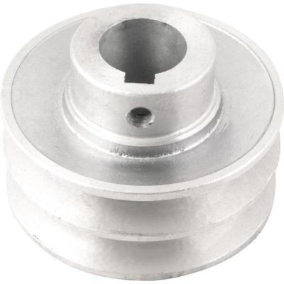 Polia Alumínio 2 Canais Perfil A 80mm Com Furo 24mm - Vonder