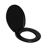 Assento Almofadado Oval - Astra Preto