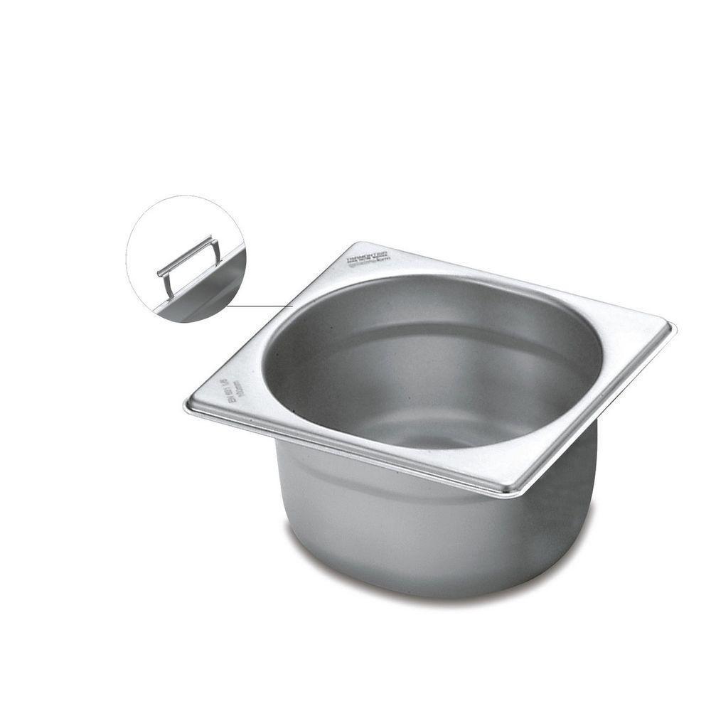 Cuba 1/6 Em Inox Com Alças Móveis Profundidade 200 mm 304 - 2