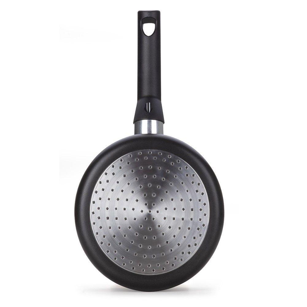 Panela Induct+ Preta 18 Cm 2,2 L Em Alumínio Com Revestimento Interno Antiaderente Multiflon - 2