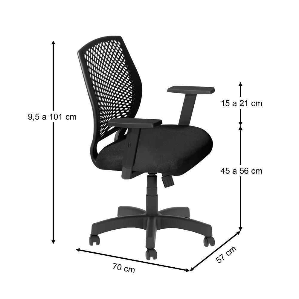 Conj2 Diretor Giratória Vision Plus Base Preta - 2