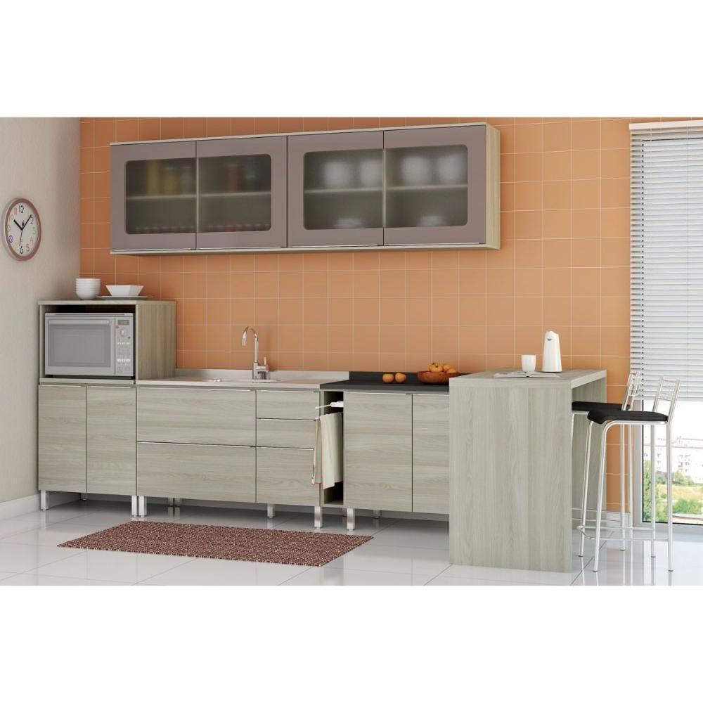 Módulo Cozinha Kappesberg Nox Tampo p/ Balcão B648 40cm Preto - 2