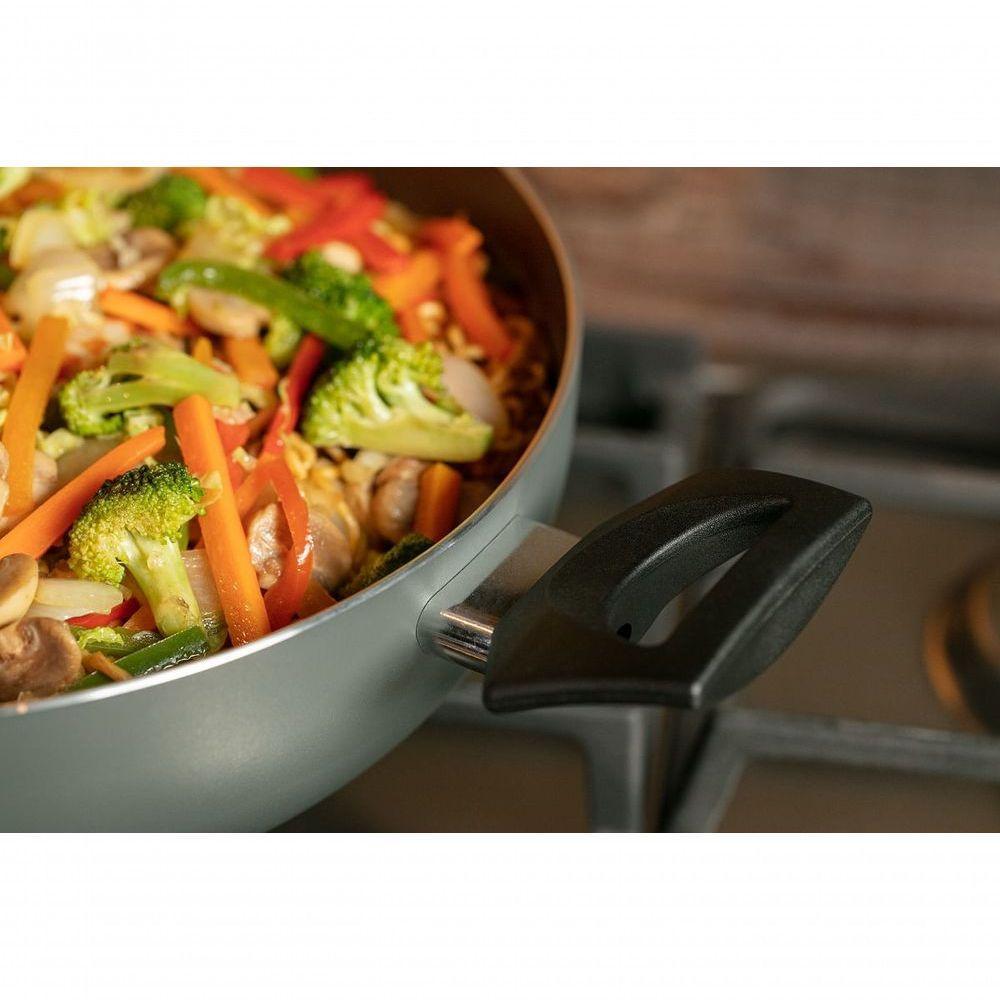 Wok ø28 C/ Tampa E Alças 3,55l Preserve-cz Cinza - 7