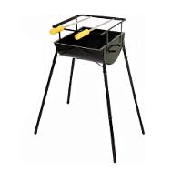 Churrasqueira Com Pé Aço 2 Espeto Ab 75x30x28cm - 1