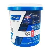 Kit Com 6 Massa De Polir Ice N 2 Base De Agua 1kg - Norton Sem Variação único - 1