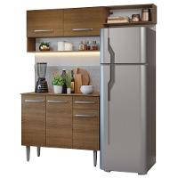 Armário De Cozinha Compacta 165cm Rustic Emilly Madesa 08 Rustic - 6