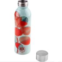 Garrafa Térmica Parede Dupla 500ml Leaves Azure Twin Bugatti - 3