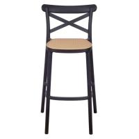 Banqueta Alta Katrina Plats Polipropileno Preto - 4