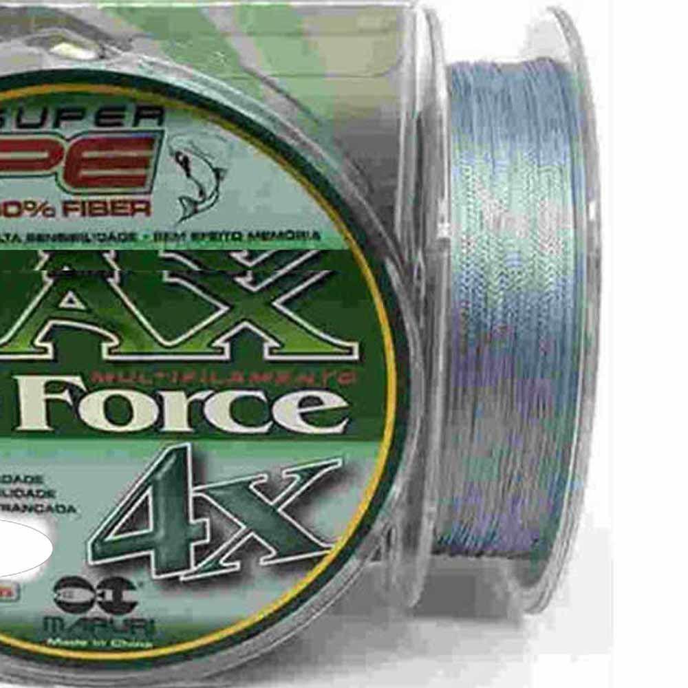 Linha De Pesca Multifilamento 150m Max Force 4 Fios Medida 0,40mm - 6