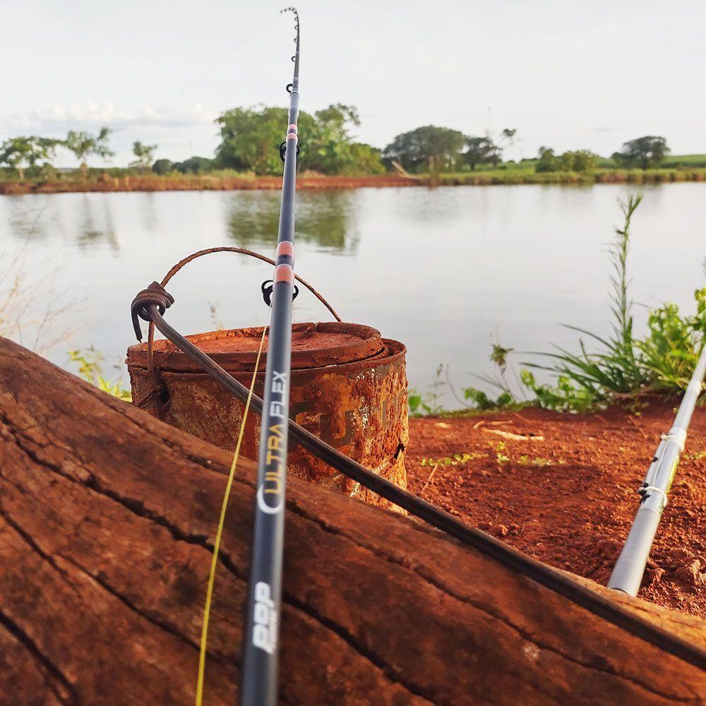 Vara Ultra Flex Pop P- Molinete Bem Flexível - 1,35m 10lbs - 2