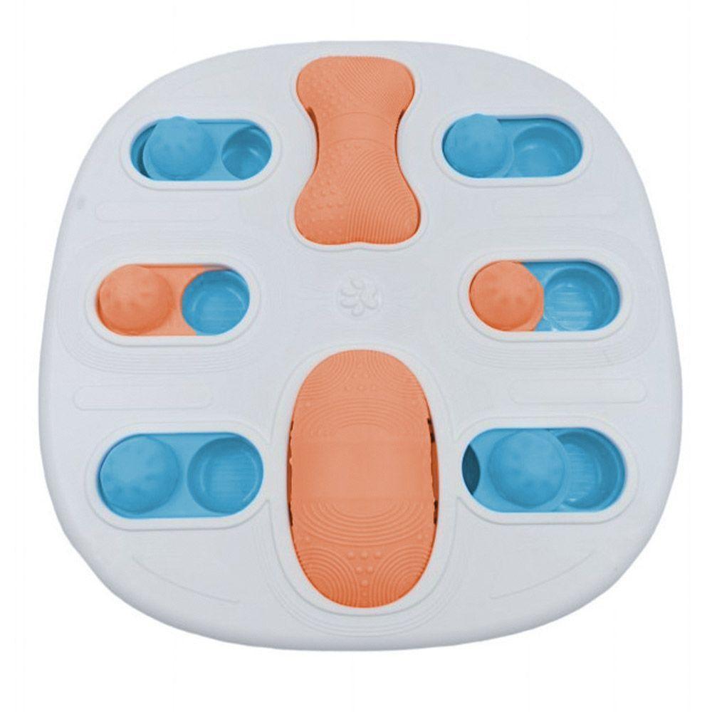 Brinquedo Interativo Comedouro Cao Pet Cachorro Petisco Raçao Quebra Cabeça Comida Alimentador Morde - 2