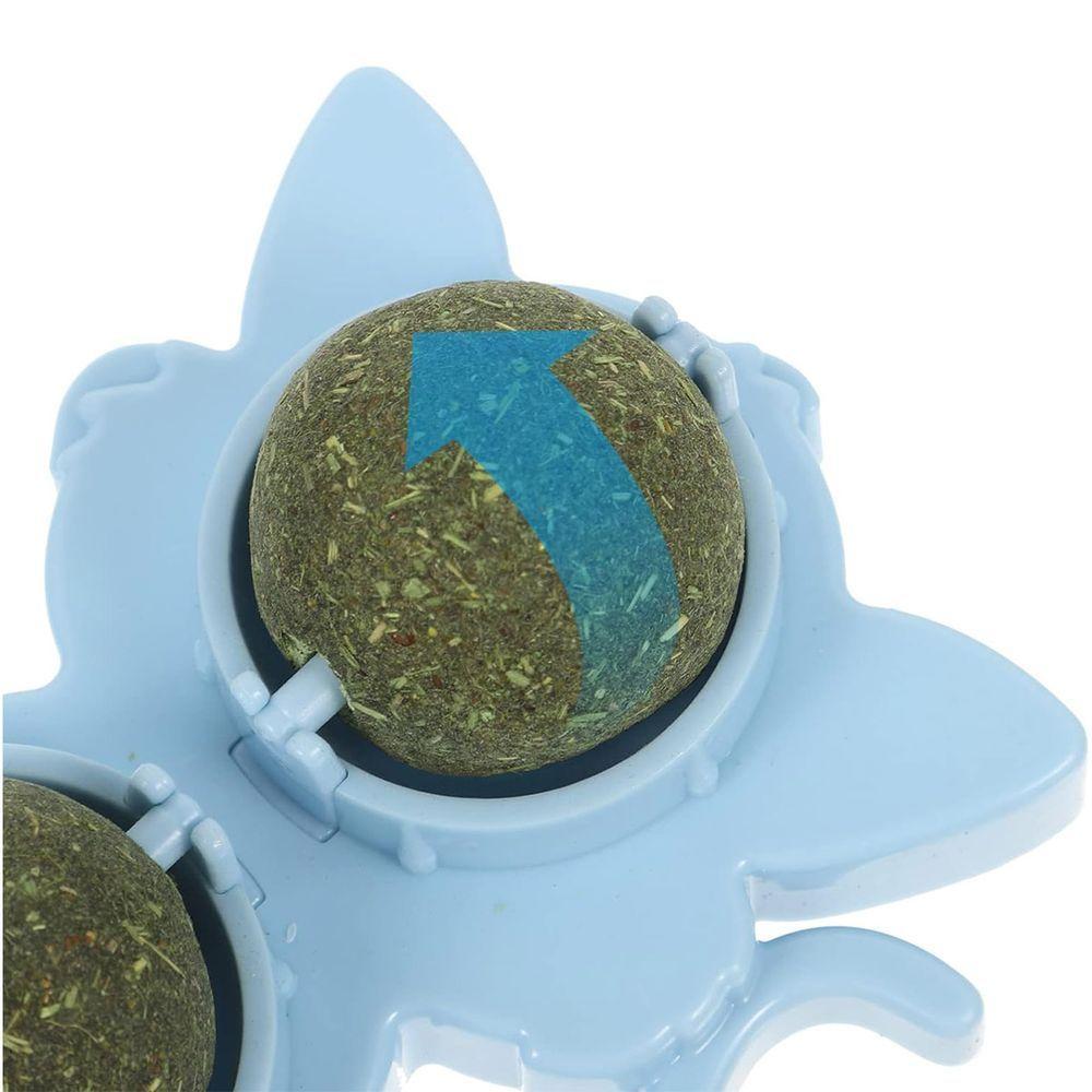 Brinquedo Erva De Gato Pet Menta Bola Bolinha Catnip Natural Animal De Estimaçao Interativo - 5