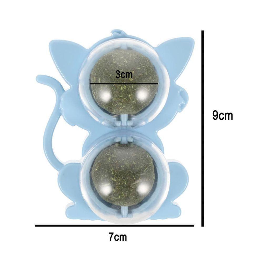 Brinquedo Erva De Gato Pet Menta Bola Bolinha Catnip Natural Animal De Estimaçao Interativo - 7