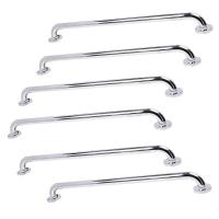 Alça Barra Apoio 70cm Inox Kit 5 Uni Criança Idoso Acessibilidade Gestante Deficiente Segurança Anti - 1