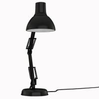 Luminaria Regulavel Articulada Escritorio Leitura Base Mesa Metal Articulavel Preto - 1