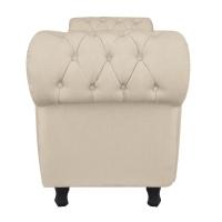 Recamier Baú Grécia 1,40m Linho Grosso Bege A19 - 9