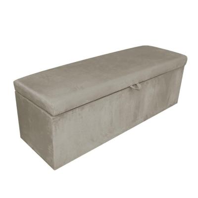 Calçadeira Clean 100cm Suede Marrom Rato D'Rossi