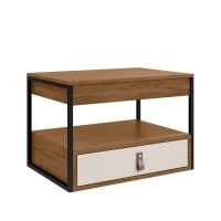 Gabinete Para Banheiro Harley Com 1 Gaveta Preto-canela-off White Preto-canela-off White - 1