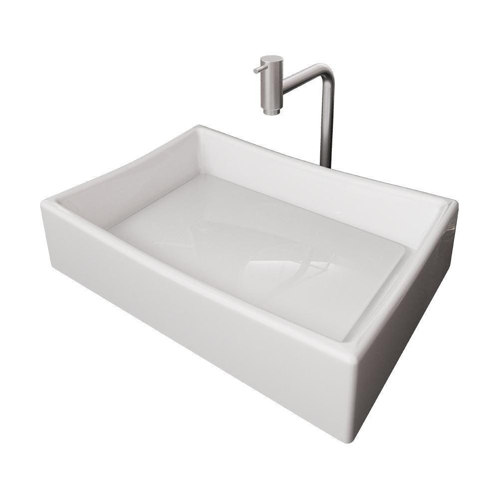 Cuba Dalla Para Banheiro Com Valvula Oculta E Torneira Inox - 1