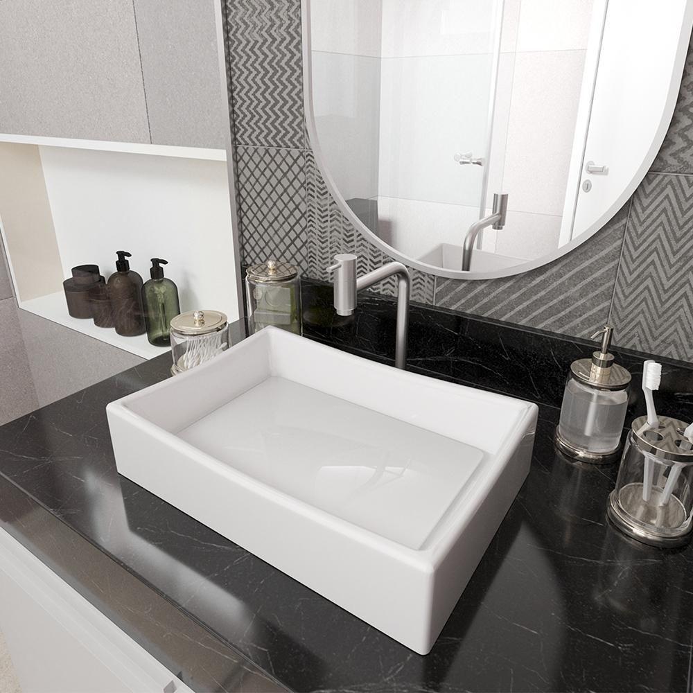 Cuba Dalla Para Banheiro Com Valvula Oculta E Torneira Inox - 2