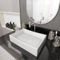 Cuba Dalla Para Banheiro Com Valvula Oculta E Torneira Inox - 2