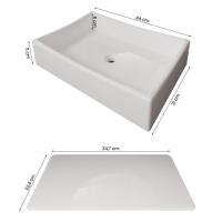 Cuba Dalla Para Banheiro Com Valvula Oculta E Torneira Inox - 4