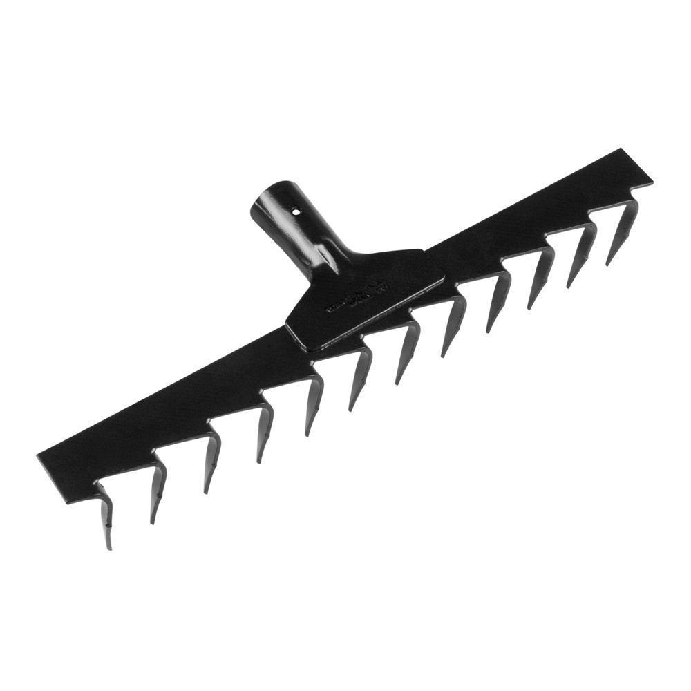 Ancinho Estampado com 12 Dentes Tramontina em Aço sem Cabo - 1