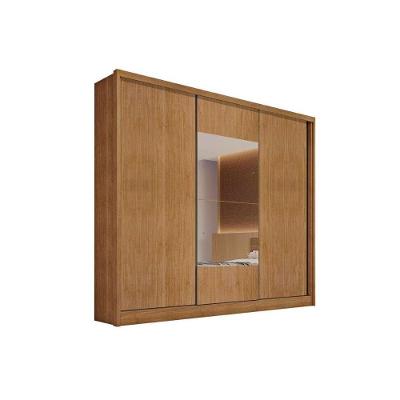 Guarda Roupa Casal Arezzo Plus 3 Portas de Correr 6 Gavetas Branco