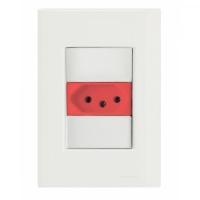 Conj 4x2 1 Tomada 2p+t 20 A 250 V Tramontina Giz - 1