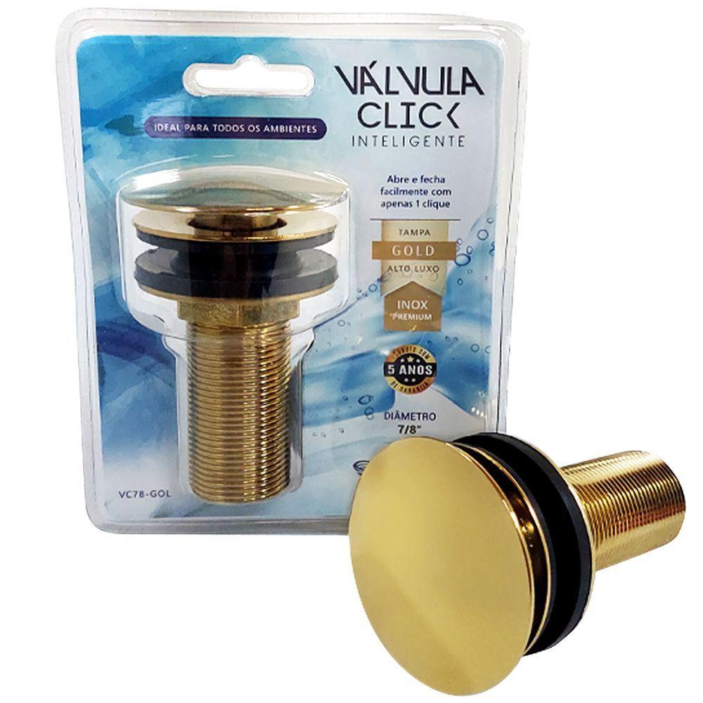 Válvula Click 7/8 Tampa Grande Gold - 6