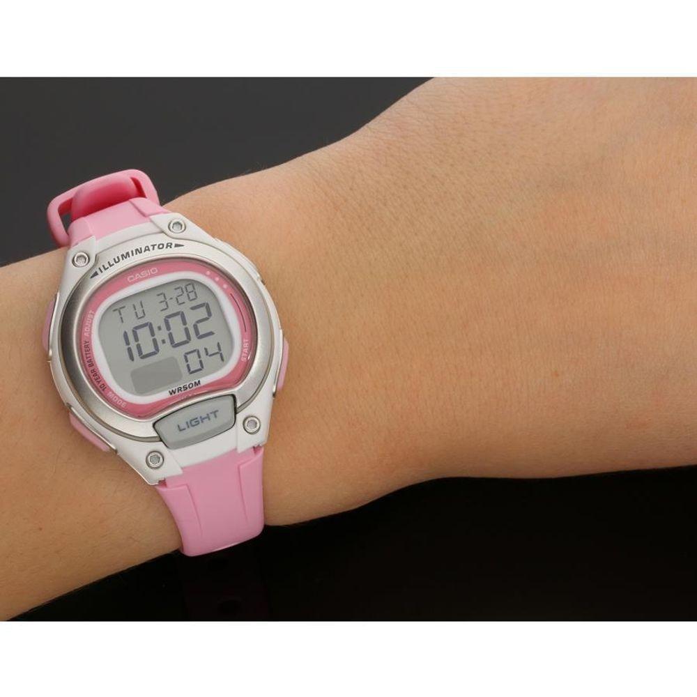 Relógio Casio Feminino Ref: Lw-203-4avdf Infantil Digital - 3