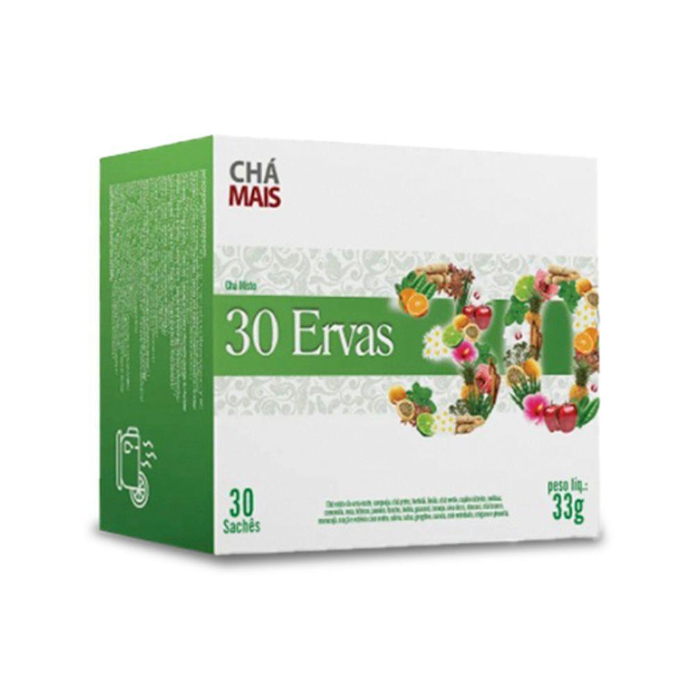 Kit 3 Chá Misto 30 Ervas Flores E Frutas Chá Mais 30 Sachês - 3