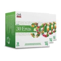 Kit 3 Chá Misto 30 Ervas Flores E Frutas Chá Mais 30 Sachês - 1