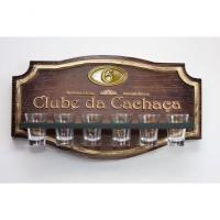 Placa Decorativa Clube Da Cachaça + Copos - 1