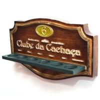 Placa Decorativa Clube Da Cachaça + Copos - 3